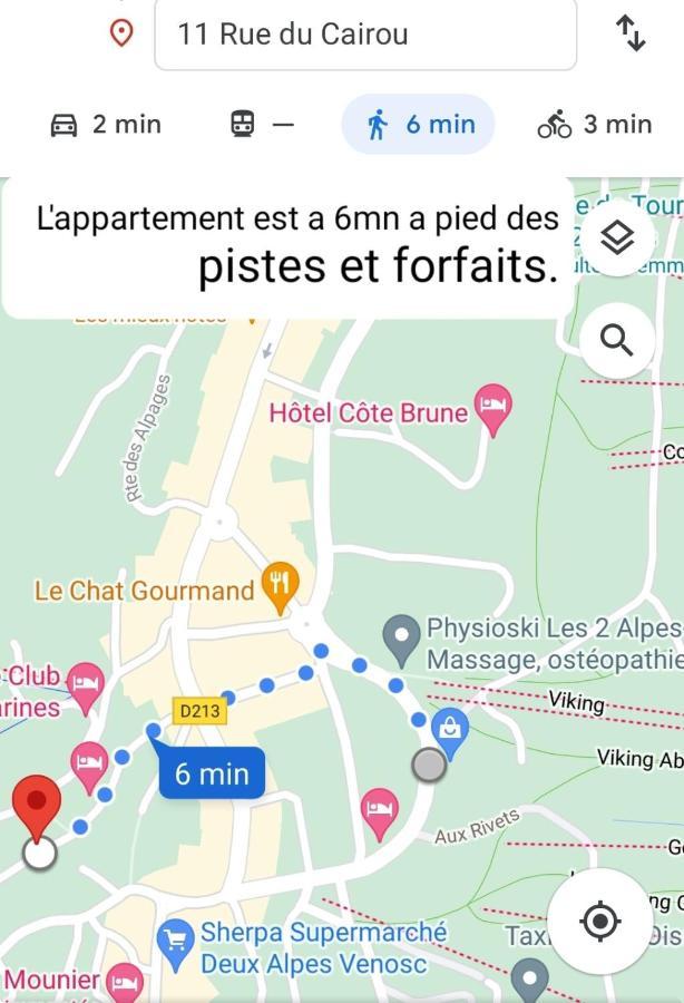 Centre 10Mn Pied Pistes Et Jandri 3S Vue Muzelle 8 Pers Wifi Διαμέρισμα Λε Ντεζ Αλπ Εξωτερικό φωτογραφία